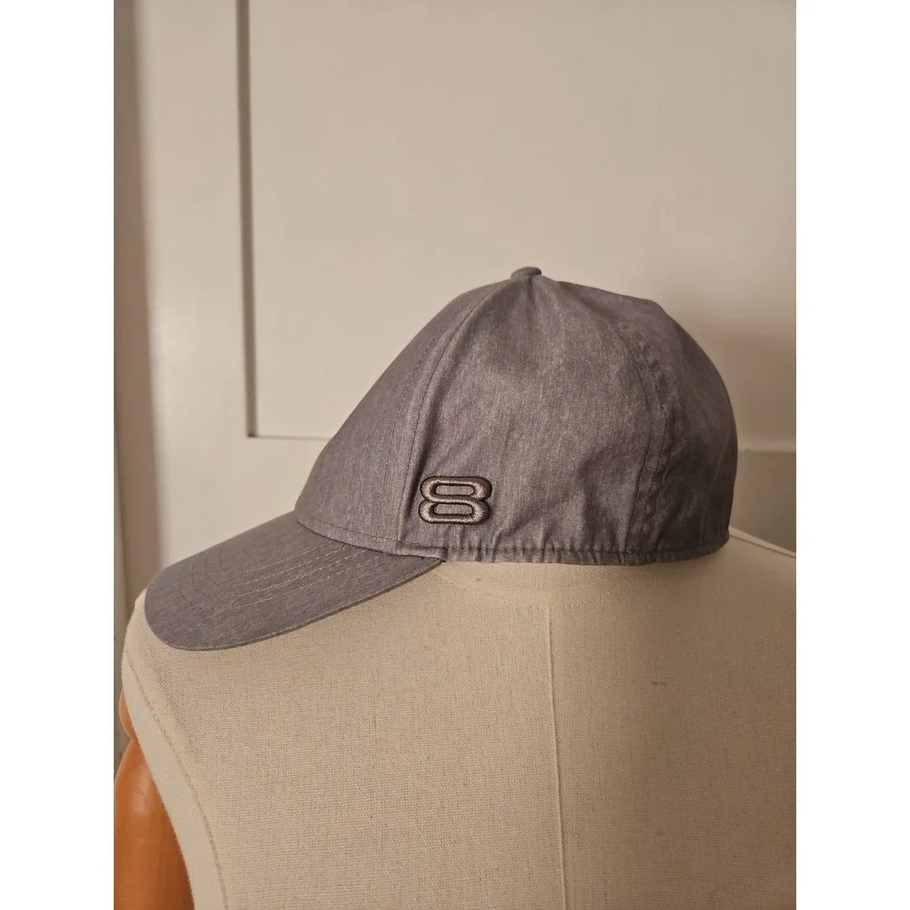 Layer 8 Gray Athletic Baseball Hat Cap Heathered Logo Men's One Size